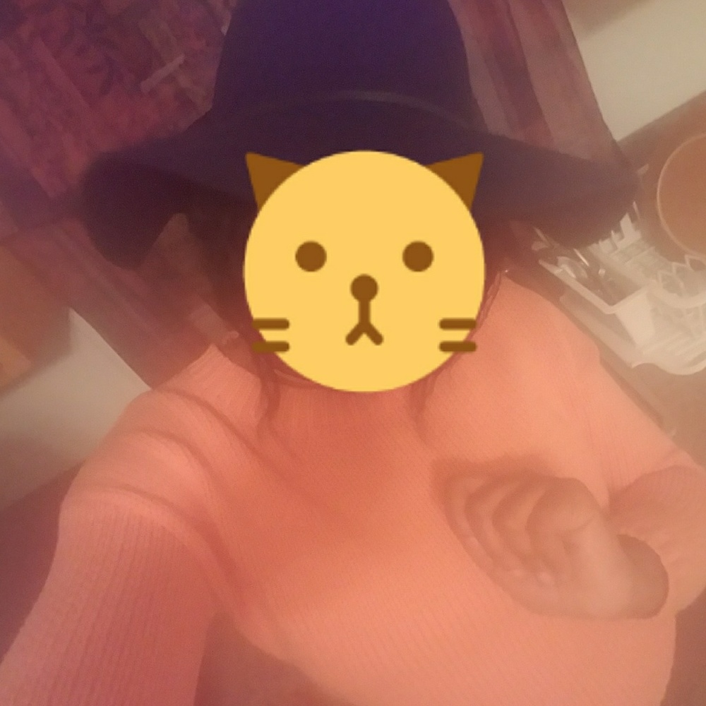 Andrea Bovine Orange crop sweater top
